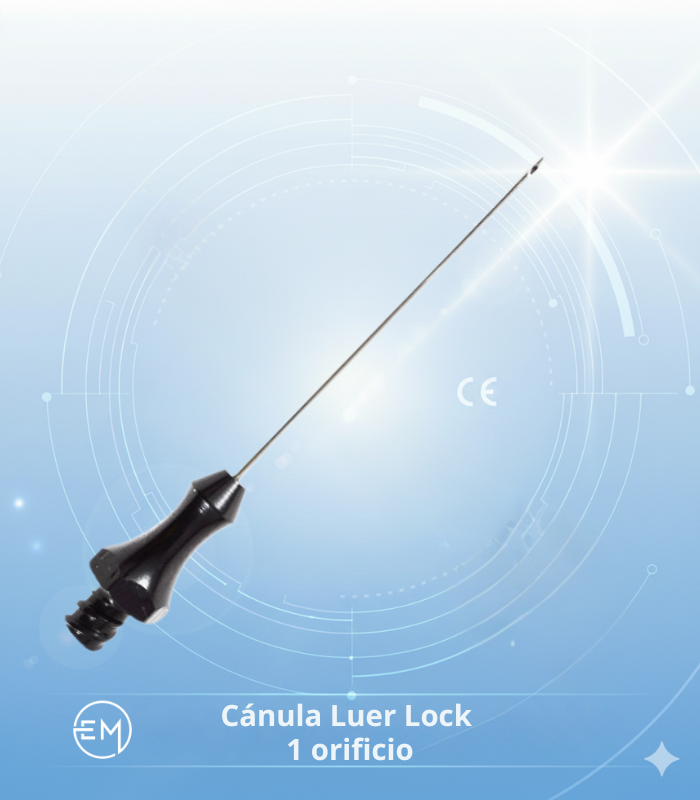 Cánula Luer Lock Un Orificio