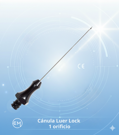 Cánula Luer Lock Un Orificio